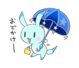 Paradise rabbit sticker #6965788