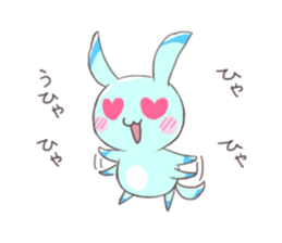 Paradise rabbit sticker #6965794