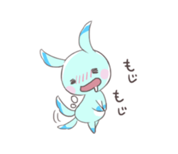 Paradise rabbit sticker #6965796