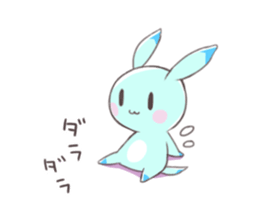 Paradise rabbit sticker #6965797