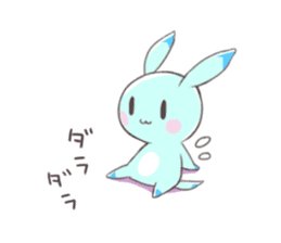 Paradise rabbit sticker #6965797