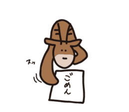 Deer of Japan ver.Apology sticker #6966028