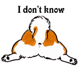 Life of the Shiba(English ver.) sticker #6966366