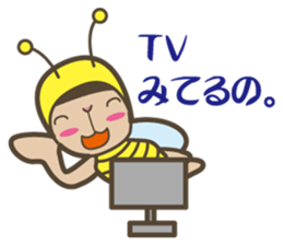 i am mitio tochi.it is a bee. sticker #6966498