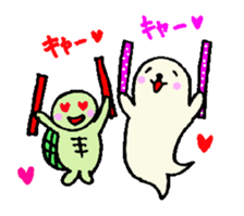 Cute turtles and seals3/concert version sticker #6966730