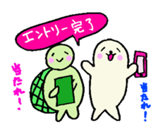 Cute turtles and seals3/concert version sticker #6966732