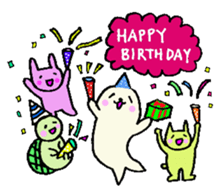 Cute turtles and seals3/concert version sticker #6966752