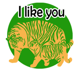 Animal greeting Sticker sticker #6967000