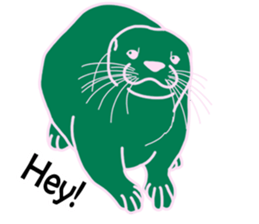 Animal greeting Sticker sticker #6967005