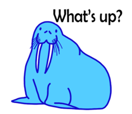 Animal greeting Sticker sticker #6967006