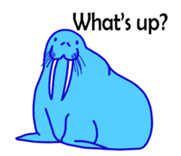 Animal greeting Sticker sticker #6967006