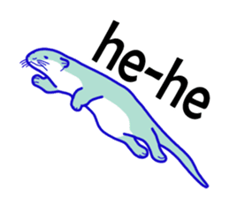 Animal greeting Sticker sticker #6967007