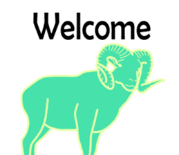 Animal greeting Sticker sticker #6967008