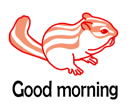 Animal greeting Sticker sticker #6967010