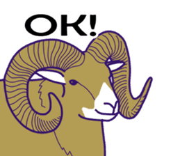 Animal greeting Sticker sticker #6967015