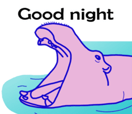 Animal greeting Sticker sticker #6967016