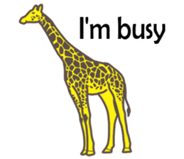 Animal greeting Sticker sticker #6967025