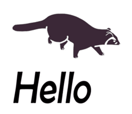 Animal greeting Sticker sticker #6967030