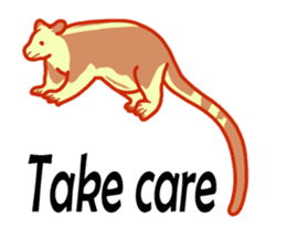 Animal greeting Sticker sticker #6967036