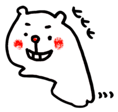 Mischievous bear sticker #6967176