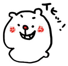 Mischievous bear sticker #6967181