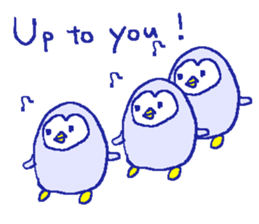 English happy penguin sticker sticker #6967866