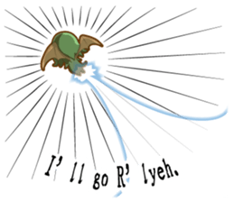 Sticker of Cthulhu (English ver.) sticker #6967895