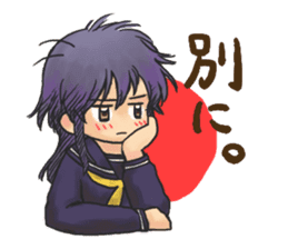 Shy Luna of 2 grade B class sticker #6968200