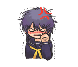 Shy Luna of 2 grade B class sticker #6968204