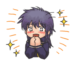 Shy Luna of 2 grade B class sticker #6968205