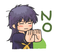 Shy Luna of 2 grade B class sticker #6968211