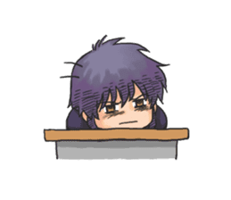 Shy Luna of 2 grade B class sticker #6968216