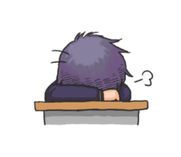 Shy Luna of 2 grade B class sticker #6968217