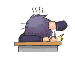 Shy Luna of 2 grade B class sticker #6968219