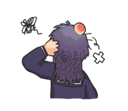 Shy Luna of 2 grade B class sticker #6968222