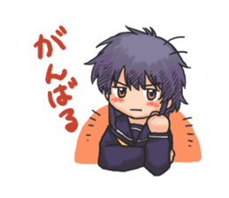 Shy Luna of 2 grade B class sticker #6968224