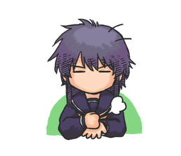 Shy Luna of 2 grade B class sticker #6968225