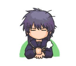 Shy Luna of 2 grade B class sticker #6968225