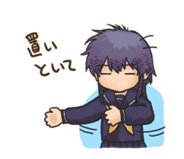 Shy Luna of 2 grade B class sticker #6968228