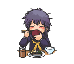 Shy Luna of 2 grade B class sticker #6968235