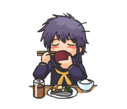 Shy Luna of 2 grade B class sticker #6968235