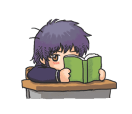 Shy Luna of 2 grade B class sticker #6968236