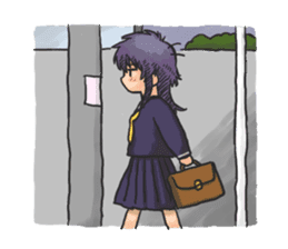 Shy Luna of 2 grade B class sticker #6968238