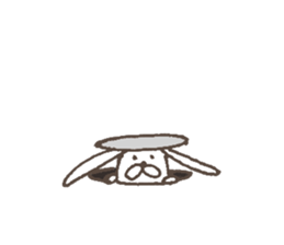 The rabbit in tights part3 sticker #6968250