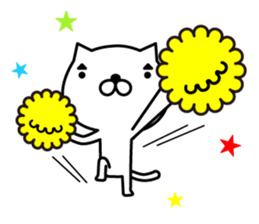 Cat eyebrows stand out(merry ver.) sticker #6968405