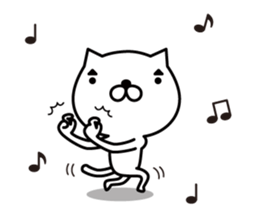 Cat eyebrows stand out(merry ver.) sticker #6968413