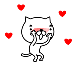 Cat eyebrows stand out(merry ver.) sticker #6968422