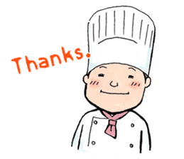 Cute chef sticker #6968564