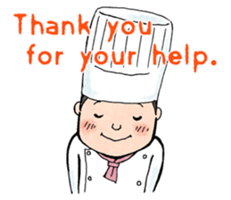 Cute chef sticker #6968567
