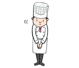 Cute chef sticker #6968574
